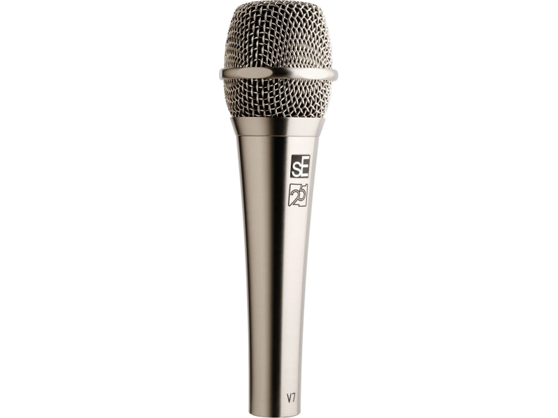 sE Electronics V7 Nickel 25th Anniversary Microphone Limited Edition Dynamic Mic click to zoom image