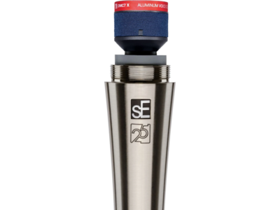 sE Electronics V7 Nickel 25th Anniversary Microphone Limited Edition Dynamic Mic click to zoom image