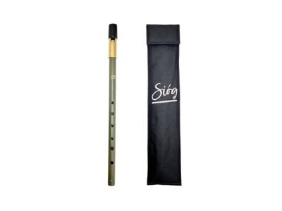 Siog Green Tin Whistle in Key of C click to zoom image
