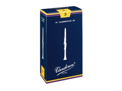 Vandoren Reeds Clarinet Bb 3 Traditional