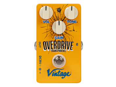 Vintage VFX08 Transparent Overdrive Guitar Effects Pedal