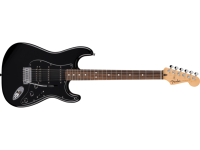 Fender Standard Stratocaster® HSS, Laurel Fingerboard, Black Pickguard, Black 