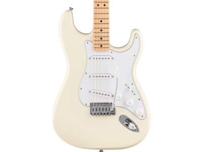 Fender Standard Stratocaster[REG], Maple Fingerboard, White Pickguard, Olympic White click to zoom image