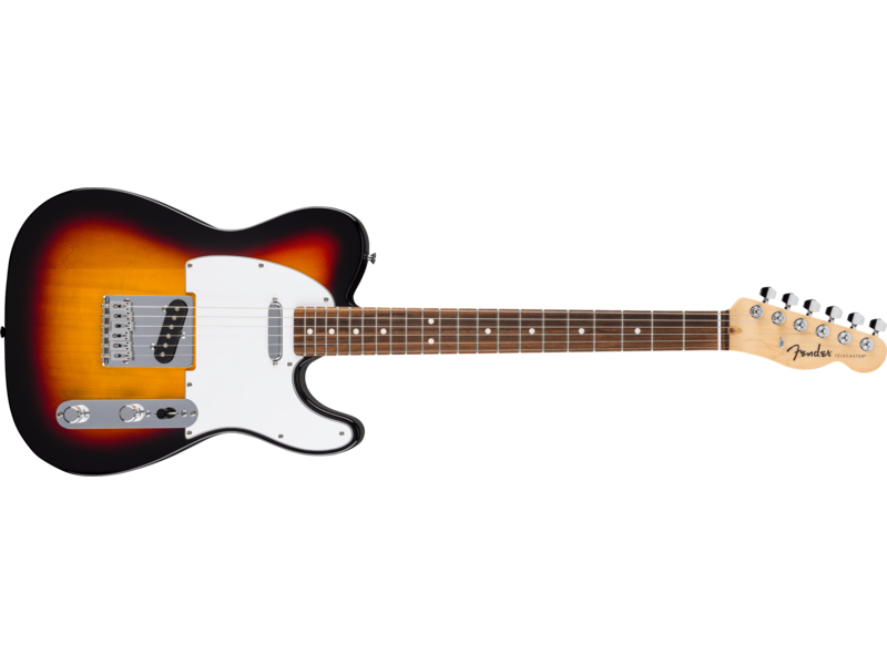 Fender Standard Telecaster[REG], Laurel Fingerboard, White Pickguard, 3-Color Sunburst click to zoom image