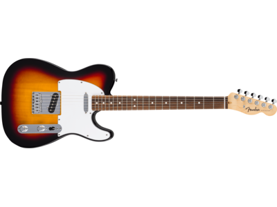 Fender Standard Telecaster®, Laurel Fingerboard, White Pickguard, 3-Color Sunburst 