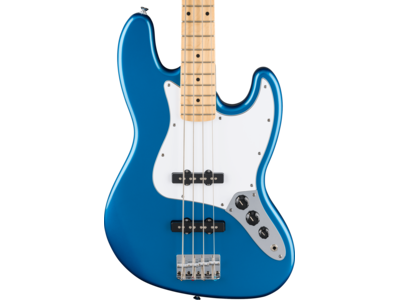 Fender Standard Jazz Bass[REG], Maple Fingerboard, White Pickguard, Aqua Marine Metallic click to zoom image