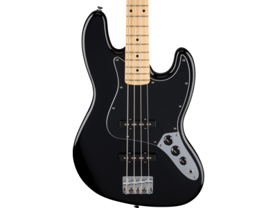 Fender Standard Jazz Bass[REG], Maple Fingerboard, Black Pickguard, Black click to zoom image