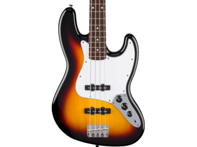 Fender Standard Jazz Bass[REG], Laurel Fingerboard, White Pickguard, 3-Color Sunburst click to zoom image