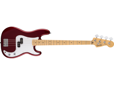 Fender Standard Precision Bass®, Maple Fingerboard, White Pickguard, Candy Cola 