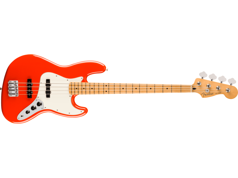 Fender Player II Jazz Bass[REG], Maple Fingerboard, Coral Red click to zoom image
