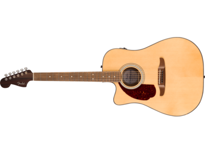 Fender California Deluxe Redondo<sup>TM</sup> CE Left-Handed, Walnut Fingerboard, Natural 