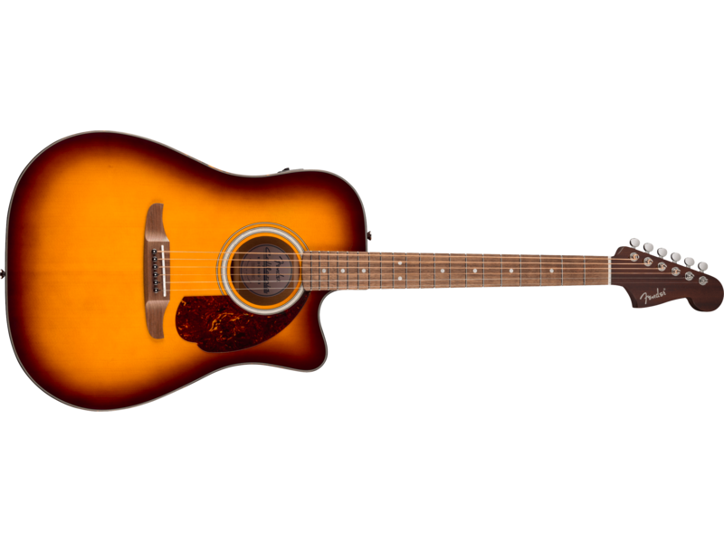 Fender California Deluxe Redondo[TM] CE, Walnut Fingerboard, Honey Sunburst click to zoom image