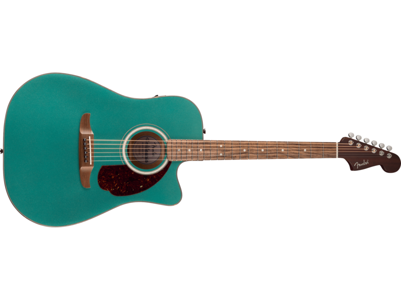 Fender California Deluxe Redondo[TM] CE, Walnut Fingerboard, Sherwood Green click to zoom image