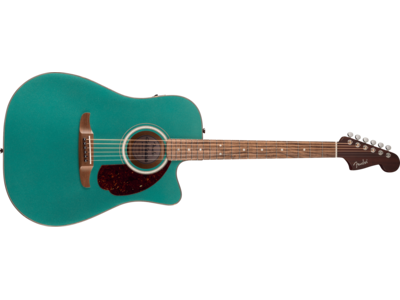 Fender California Deluxe Redondo<sup>TM</sup> CE, Walnut Fingerboard, Sherwood Green 