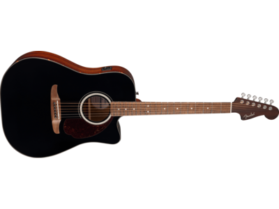 Fender California Deluxe Redondo[TM] CE, Walnut Fingerboard, Black click to zoom image