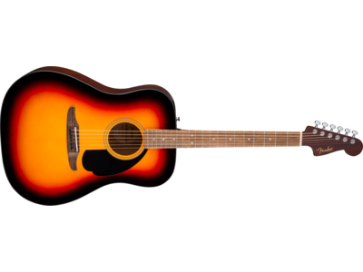 Fender California Standard Redondo[TM], Spruce Top, Black Pickguard, 3-Color Sunburst click to zoom image