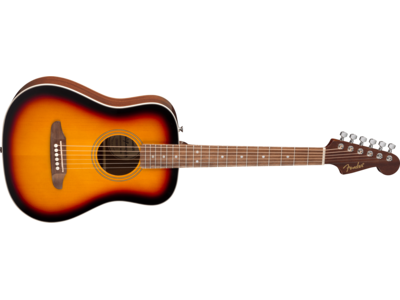 Fender California Standard Redondo[TM] Mini with Bag, Spruce Top, 3-Color Sunburst click to zoom image