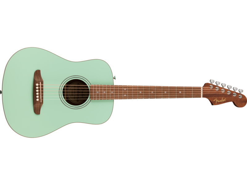 Fender California Standard Redondo[TM] Mini with Bag, Spruce Top, Surf Green click to zoom image