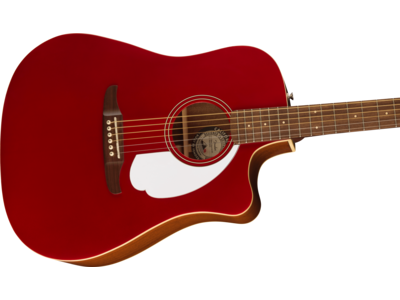 Fender Redondo Player, Walnut Fingerboard, White Pickguard, Candy Apple Red click to zoom image