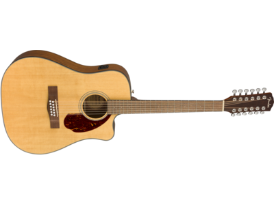 Fender CD-140SCE 12-String, Walnut Fingerboard, Natural w/Case click to zoom image