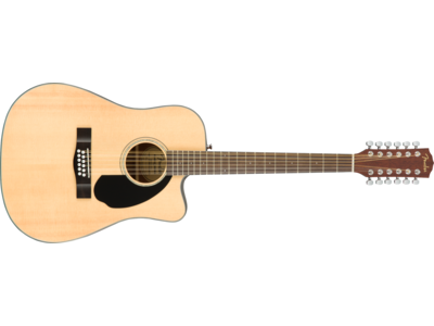 Fender CD-60SCE Dreadnought 12-string, Walnut Fingerboard, Natural 