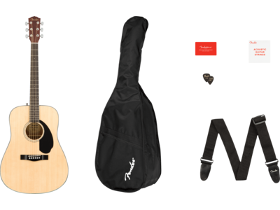 Fender CD-60S Dreadnought Pack V2, Natural 