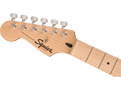 Squier Squier Sonic[REG] Stratocaster[REG] Left-Handed, Maple Fingerboard, White Pickguard, Black click to zoom image