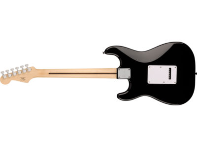 Squier Squier Sonic[REG] Stratocaster[REG], Maple Fingerboard, White Pickguard, Black click to zoom image