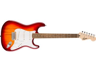Squier Squier Sonic® Stratocaster®, Laurel Fingerboard, White Pickguard, Sienna Sunburst 