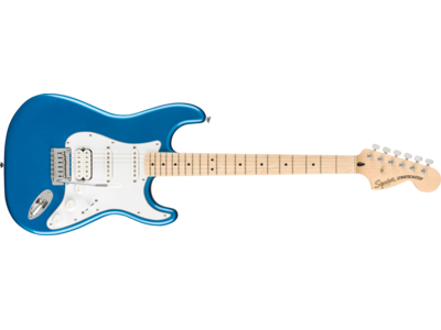 Squier Affinity Series[REG] Stratocaster[REG] HSS Pack, Maple Fingerboard, Lake Placid Blue, Gig Bag, 15G - 230V UK click to zoom image
