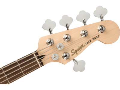 Squier Affinity Series[REG] Jazz Bass[REG] V, Laurel Fingerboard, Black Pickguard, 3-Color Sunburst click to zoom image