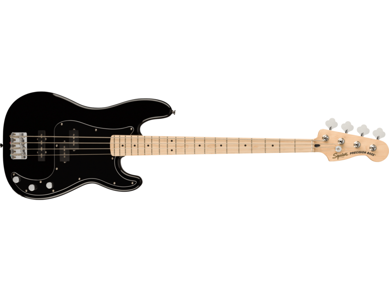 Squier Affinity Series[REG] Precision Bass[REG] PJ, Maple Fingerboard, Black Pickguard, Black click to zoom image