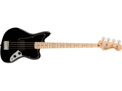 Squier Affinity Series® Jaguar® Bass H, Maple Fingerboard, Black Pickguard, Black