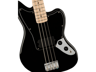 Squier Affinity Series[REG] Jaguar[REG] Bass H, Maple Fingerboard, Black Pickguard, Black click to zoom image