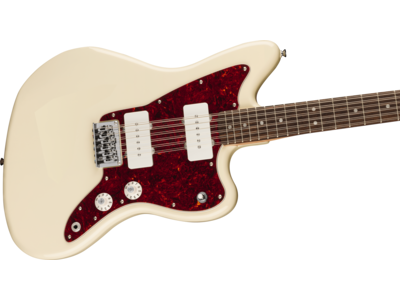 Squier Paranormal Jazzmaster[REG] XII, Laurel Fingerboard, Tortoiseshell Pickguard, Olympic White click to zoom image