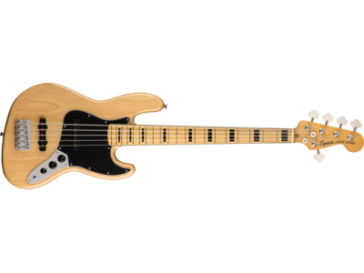 Squier Classic Vibe '70s Jazz Bass® V, Maple Fingerboard, Natural 