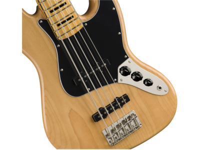 Squier Classic Vibe '70s Jazz Bass[REG] V, Maple Fingerboard, Natural click to zoom image