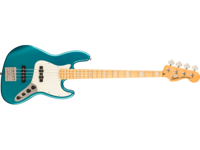 Squier Classic Vibe<sup>TM</sup> Active '70s Jazz Bass®, Maple Fingerboard, Parchment Pickguard, Ocean Turquoise