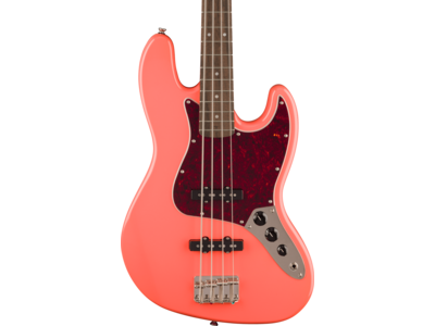 Squier Classic Vibe[TM] '60s Jazz Bass[REG], Laurel Fingerboard, Tortoishell Pickguard, Tahitian Coral click to zoom image