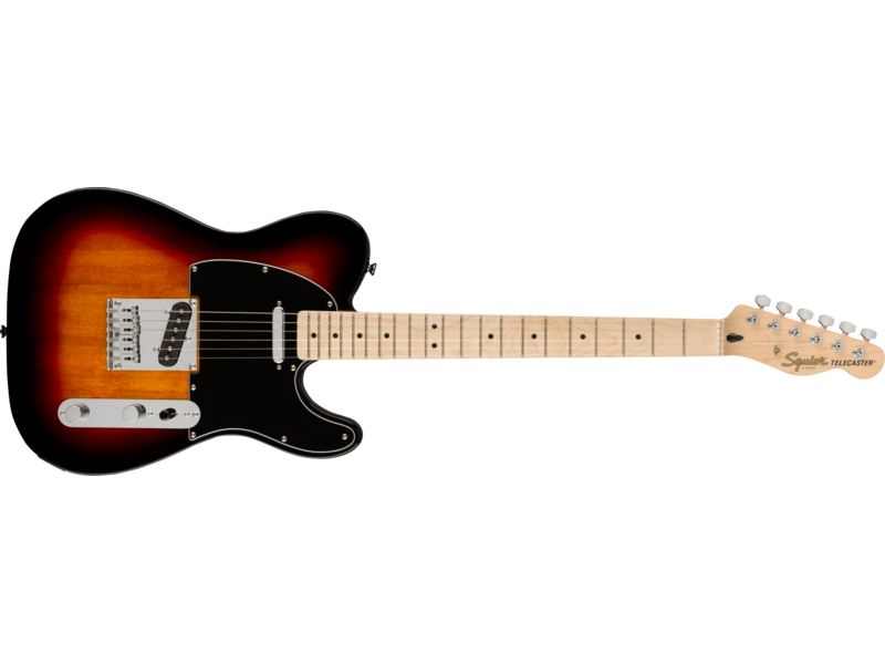 Squier Affinity Series[REG] Telecaster[REG], Maple Fingerboard, Black Pickguard, 3-Color Sunburst click to zoom image