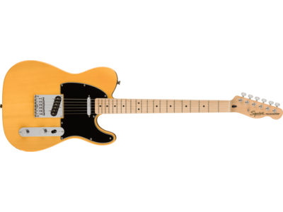 Squier Affinity Series® Telecaster®, Maple Fingerboard, Black Pickguard, Butterscotch Blonde 