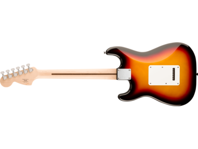 Squier Affinity Series[REG] Stratocaster[REG] Junior HSS, Laurel Fingerboard, White Pickguard, 3-Color Sunburst click to zoom image