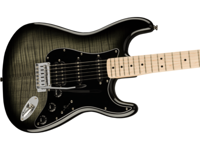 Squier Affinity Series[REG] Stratocaster[REG] FMT HSS, Maple Fingerboard, Black Pickguard, Black Burst click to zoom image