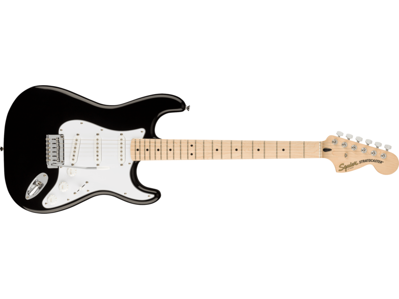 Squier Affinity Series[REG] Stratocaster[REG], Maple Fingerboard, White Pickguard, Black click to zoom image