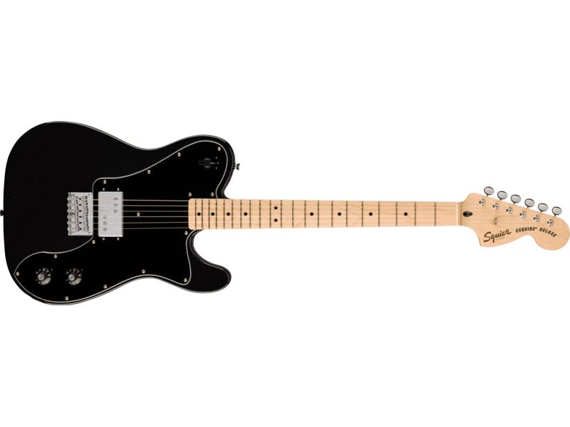 Squier Paranormal Esquire[REG] Deluxe, Maple Fingerboard, Black Pickguard, Metallic Black click to zoom image