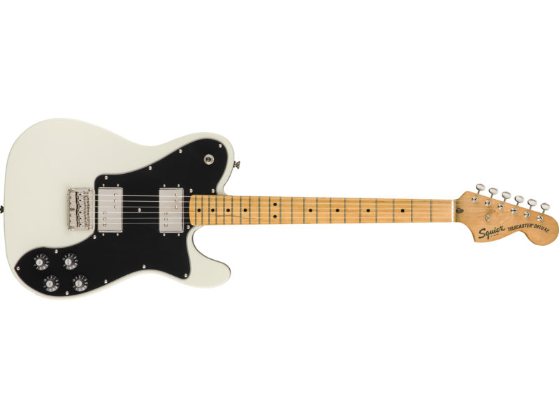 Squier Classic Vibe '70s Telecaster[REG] Deluxe, Maple Fingerboard, Olympic White click to zoom image