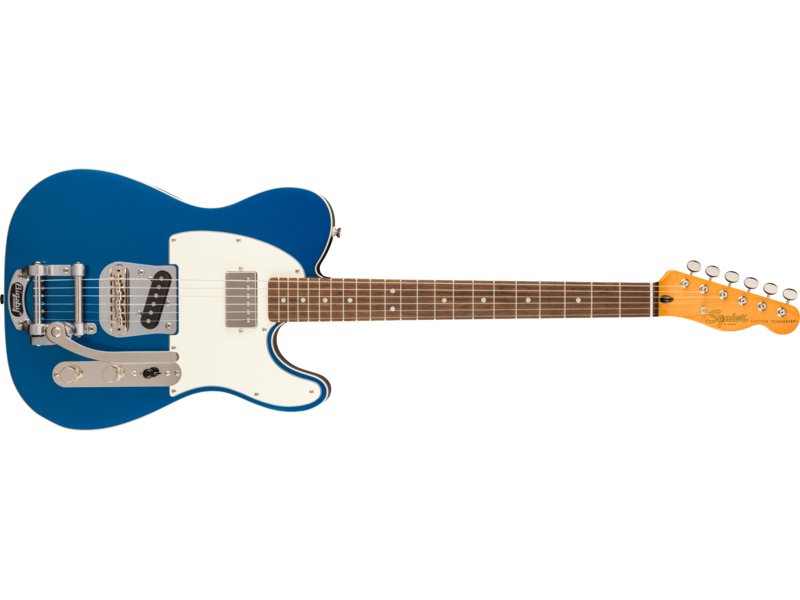 Squier Classic Vibe[TM] Custom Telecaster[REG] SH with Bigsby, Parchment Pickguard, Lake Placid Blue click to zoom image