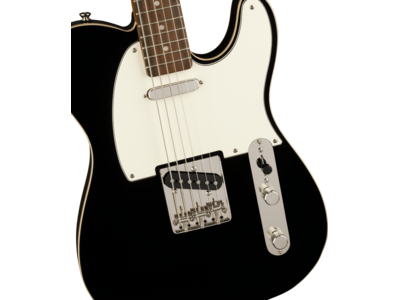 Squier Classic Vibe Baritone Custom Telecaster[REG], Laurel Fingerboard, Parchment Pickguard, Black click to zoom image