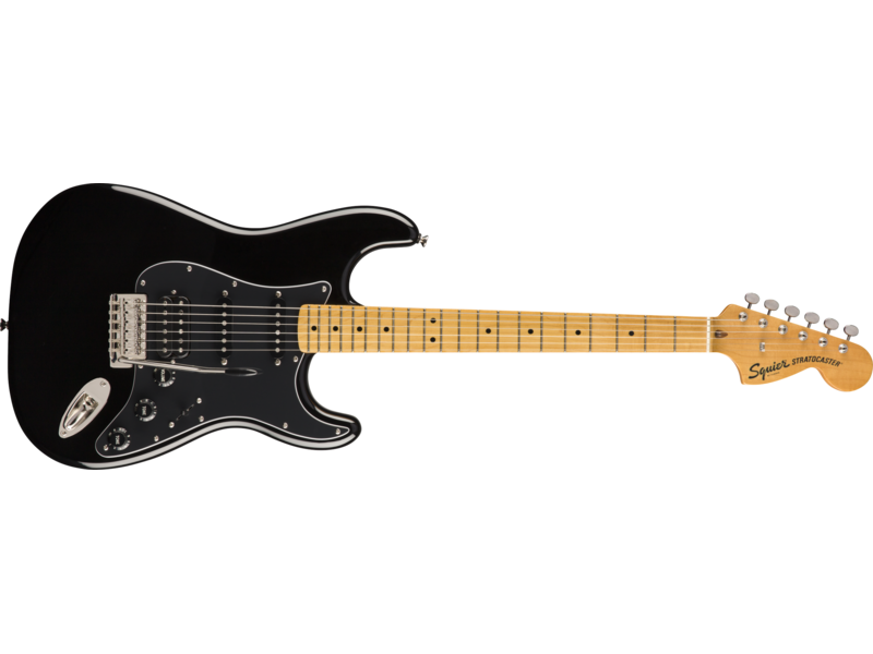 Squier Classic Vibe '70s Stratocaster[REG] HSS, Maple Fingerboard, Black click to zoom image