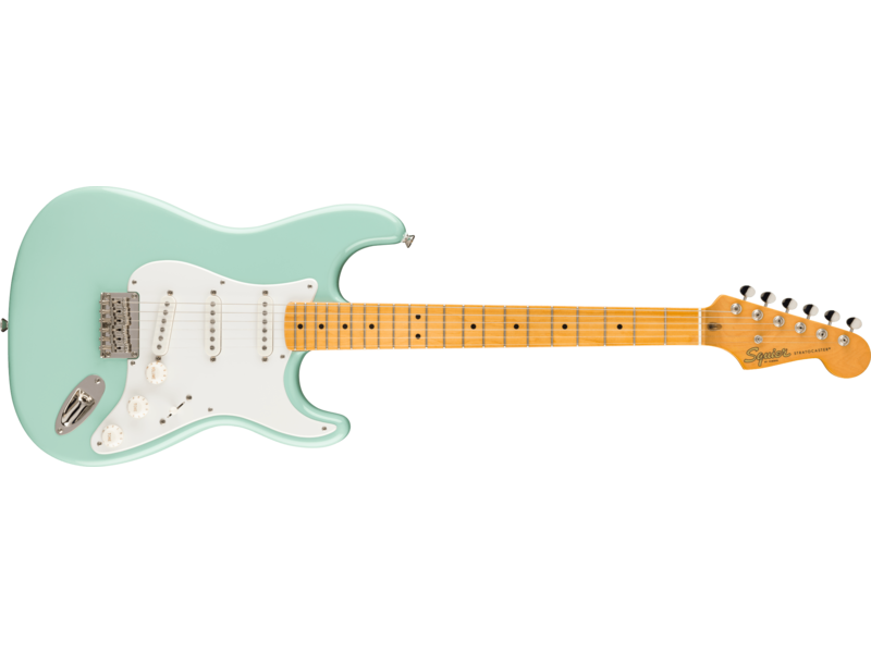 Squier Classic Vibe[TM] '50s Stratocaster[REG] HT, Maple Fingerboard, Parchment Pickguard, Surf Green click to zoom image